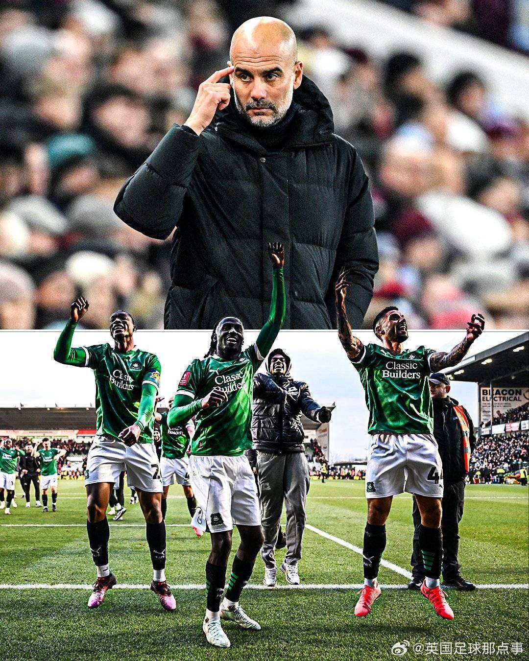 包含普利茅斯主场胜利，球队士气高涨信心十足的词条