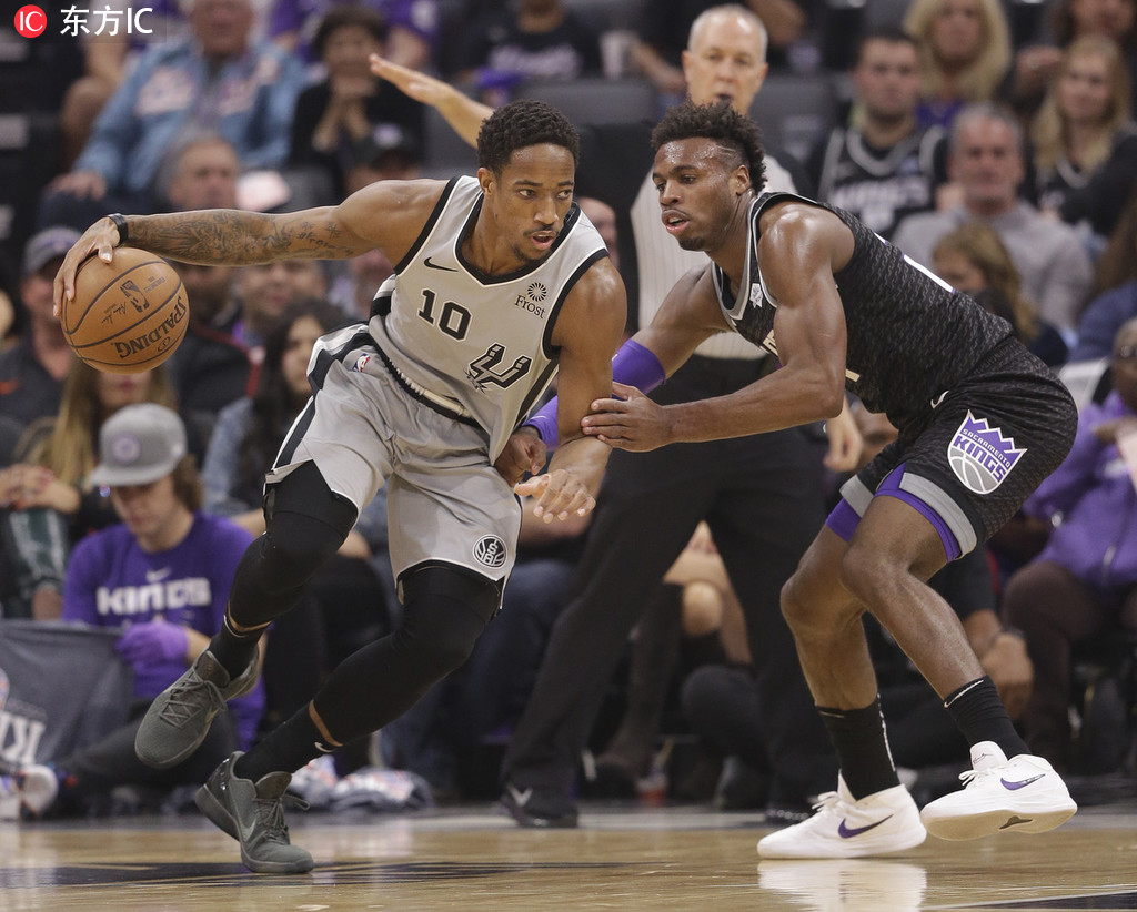 马刺击败老鹰：德罗赞狂砍+帮助球队获胜的简单介绍