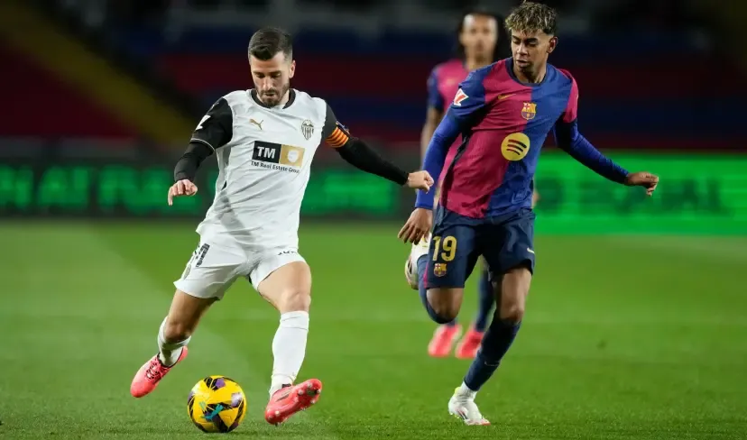 瓦伦西亚客场遭遇惨败