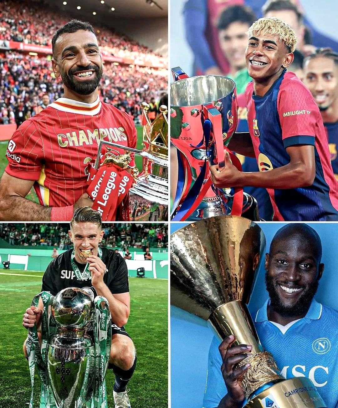 南美洲球员在联赛中斩获双料冠军